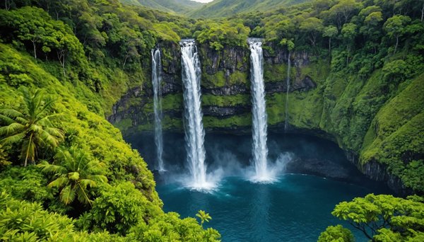 L'illusion fascinante de la cascade sous-marine à l'île Maurice